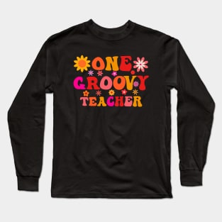 One Groovy Teacher Long Sleeve T-Shirt